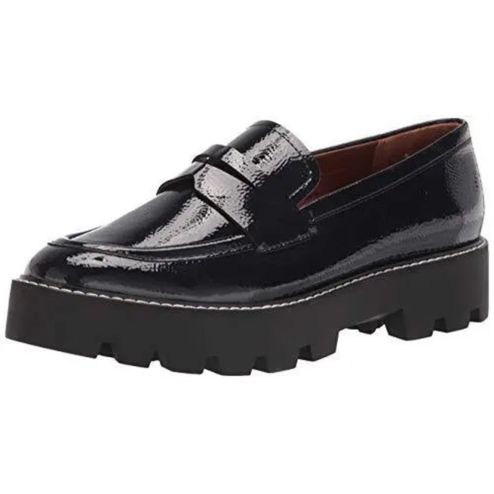 Franco Sarto Balin Platform Loafers, Black, Women's 8 M new